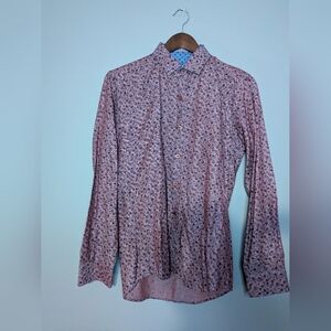 Steel & Jelly Pink Floral Button-Up Shirt